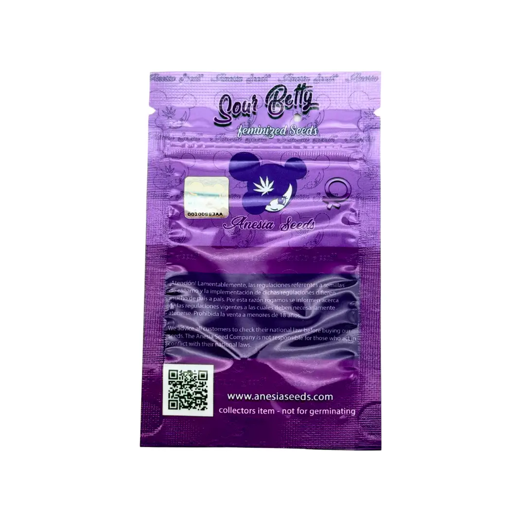 Anesia Seeds Sour Betty Verpackung Rückseite