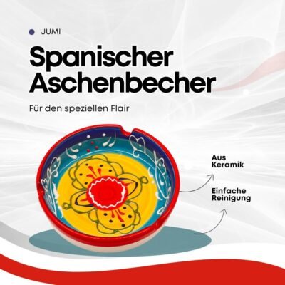 Aschenbecher – farbige Streifen