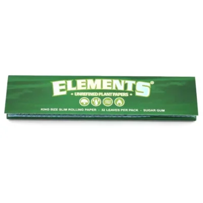 Elements Green Papers King Size Slim 32 Blatt