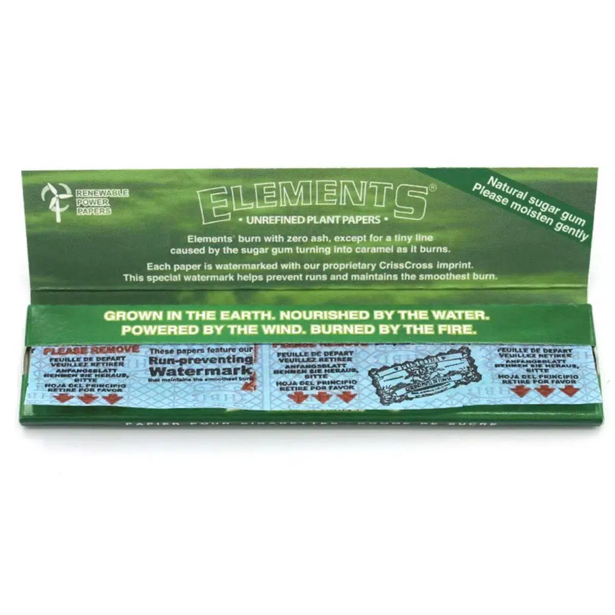 Elements Green Papers King Size Slim 32 Blatt 4