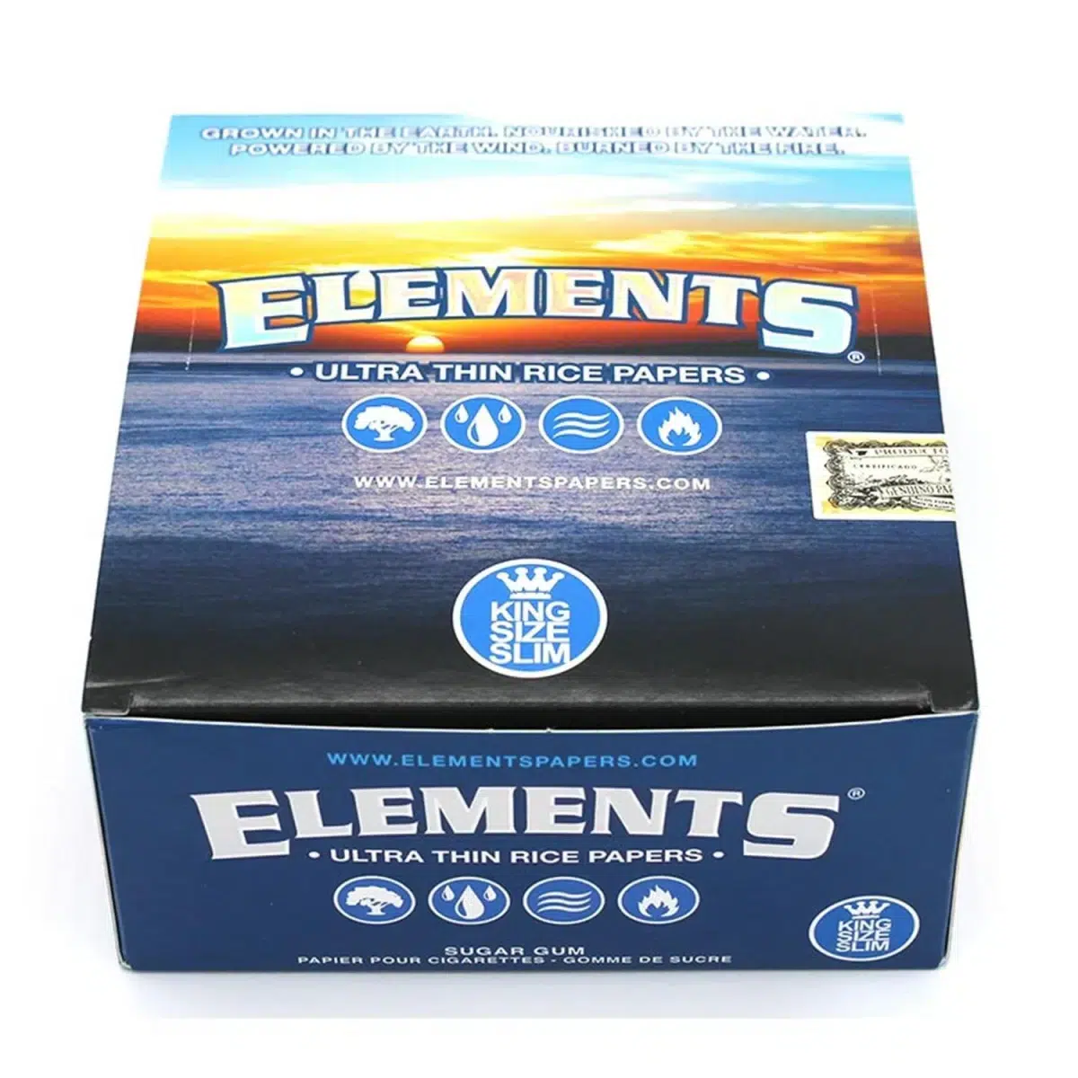 Elements Papers King Size Slim Box 50 Hefte 2