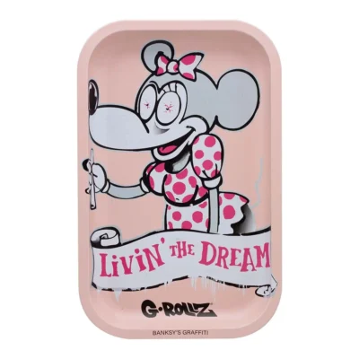 G-Rollz Banksy’s Graffiti Livin‘ the Dream Medium Tray 17.5 x 27.5 cm