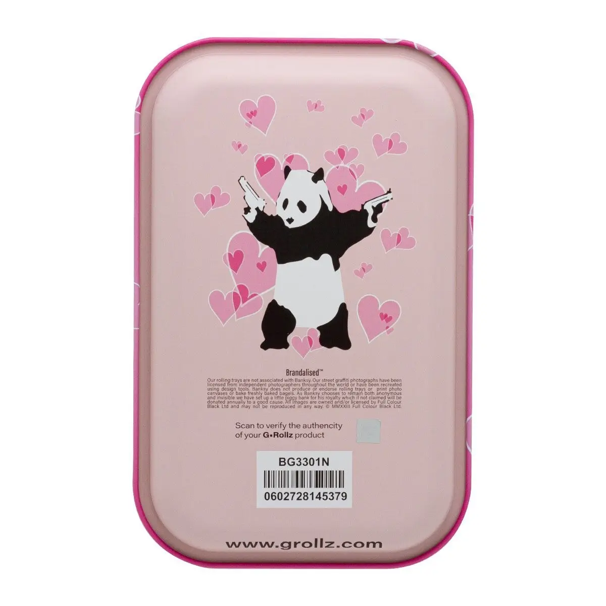 G Rollz Banksys Graffiti Panda Gunnin Medium Tray 17.5 x 27.5 cm 3