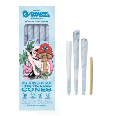 G-Rollz Collector Naked Shroom Blue – Pre Rolled KS – 20er Pack