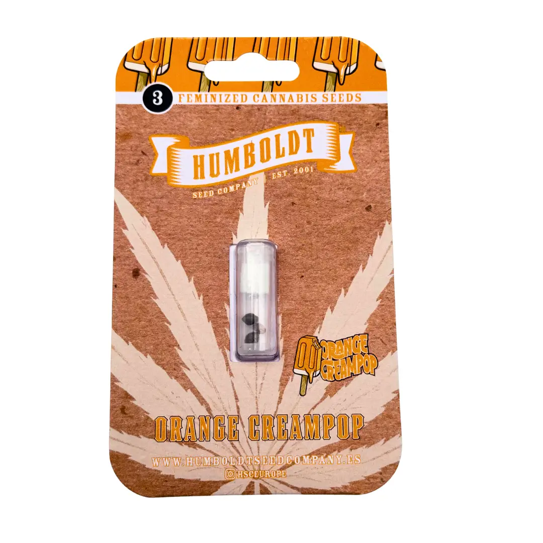 Humboldt Seed Co Orange Creampop Verpackung vorne