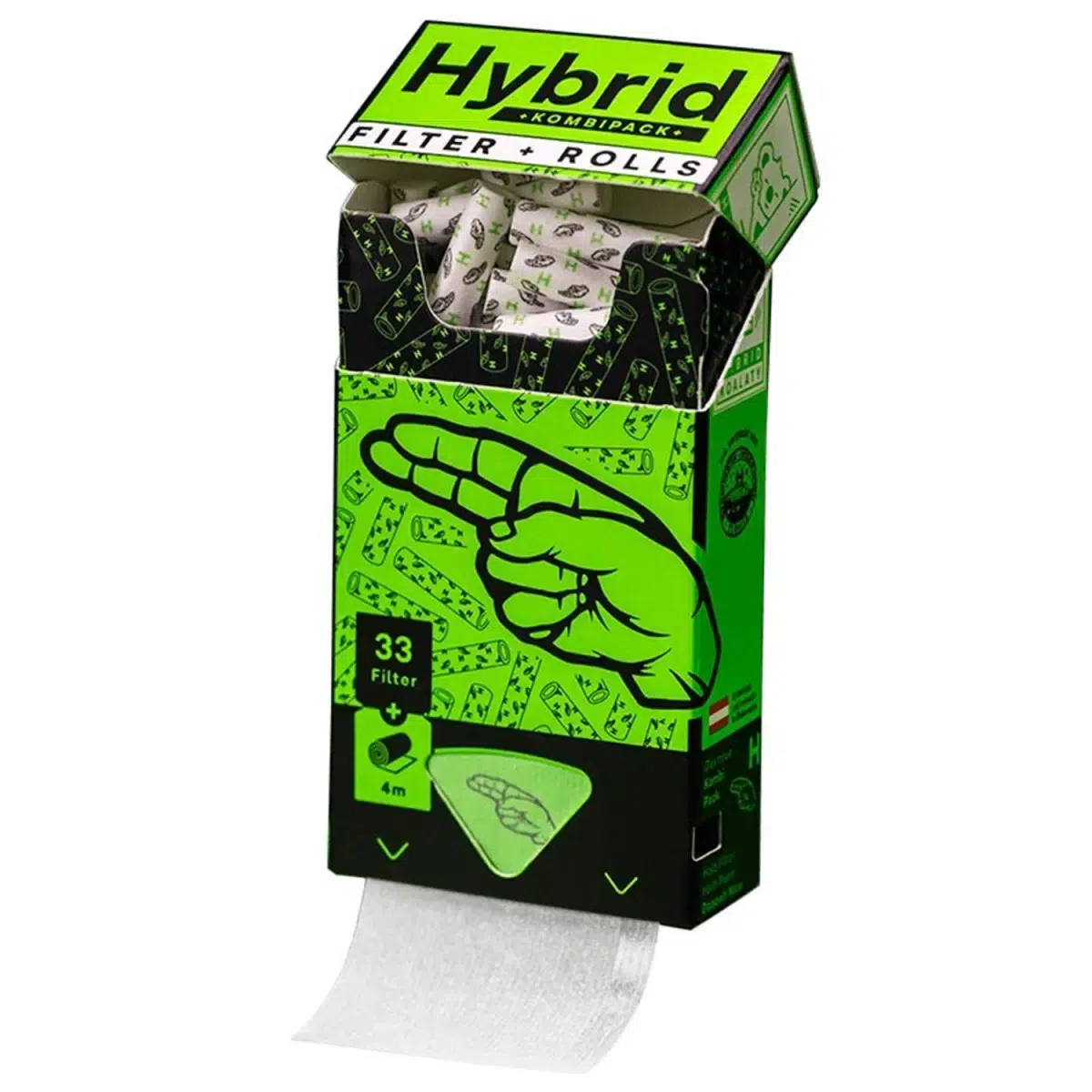 Hybrid Supreme Aktivkohlefilter 33 Stück weiß Ø 6