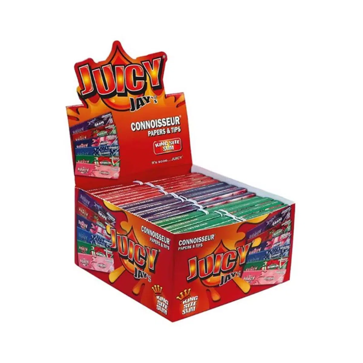 Juicy Jay´s Mix n Roll KSS + Tips Box 24 x 32 mit Aroma