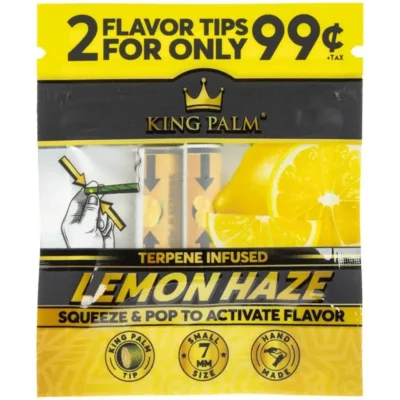 King Palm Flavor Tips Lemon Haze 7mm – 2 Stück