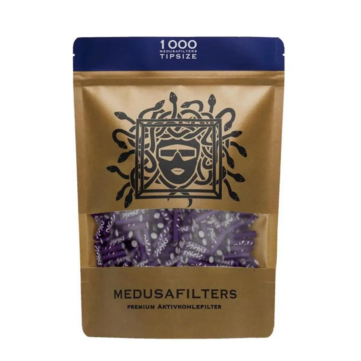 Medusafilters Aktivkohlefilter 6mm Violet 1000 Stück