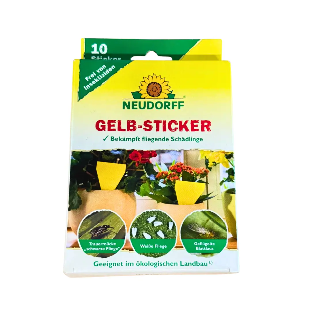 Neudorff Gelb Sticker 10 Stück