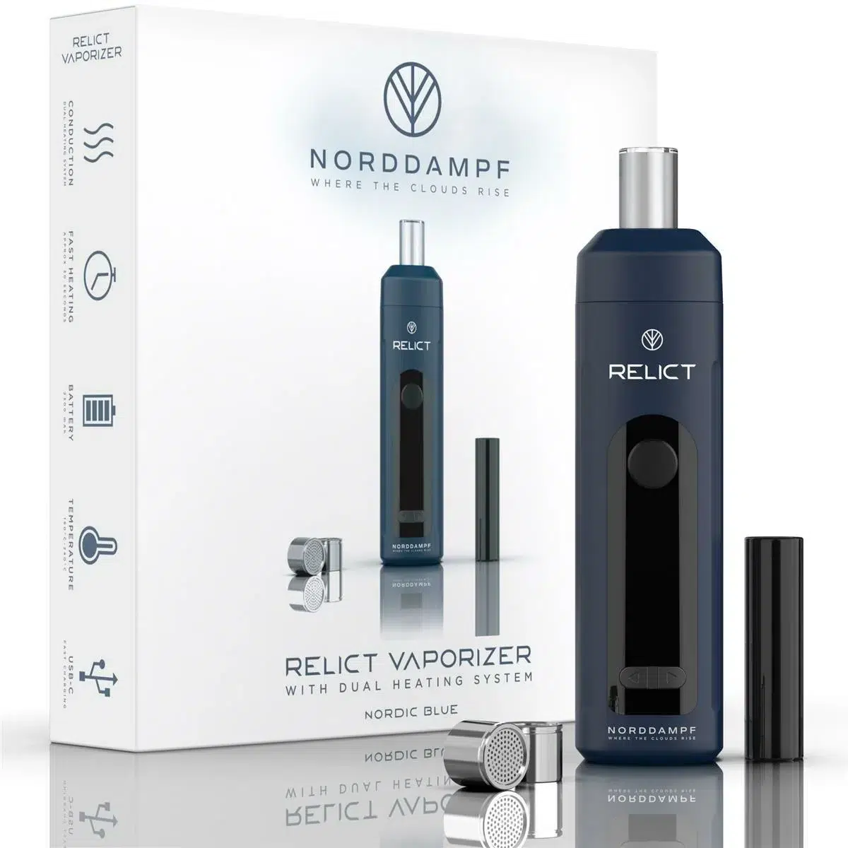 Norddampf Relict Vaporizer nordic blue 4