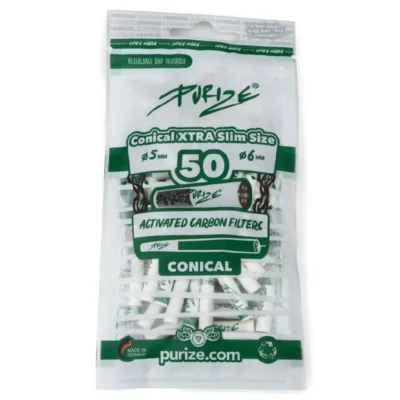 PURIZE Aktivkohlefilter Conical – konisch – 50 Stück
