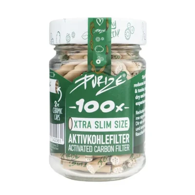 PURIZE Aktivkohlefilter XTRA Slim 6mm Organic im Glas