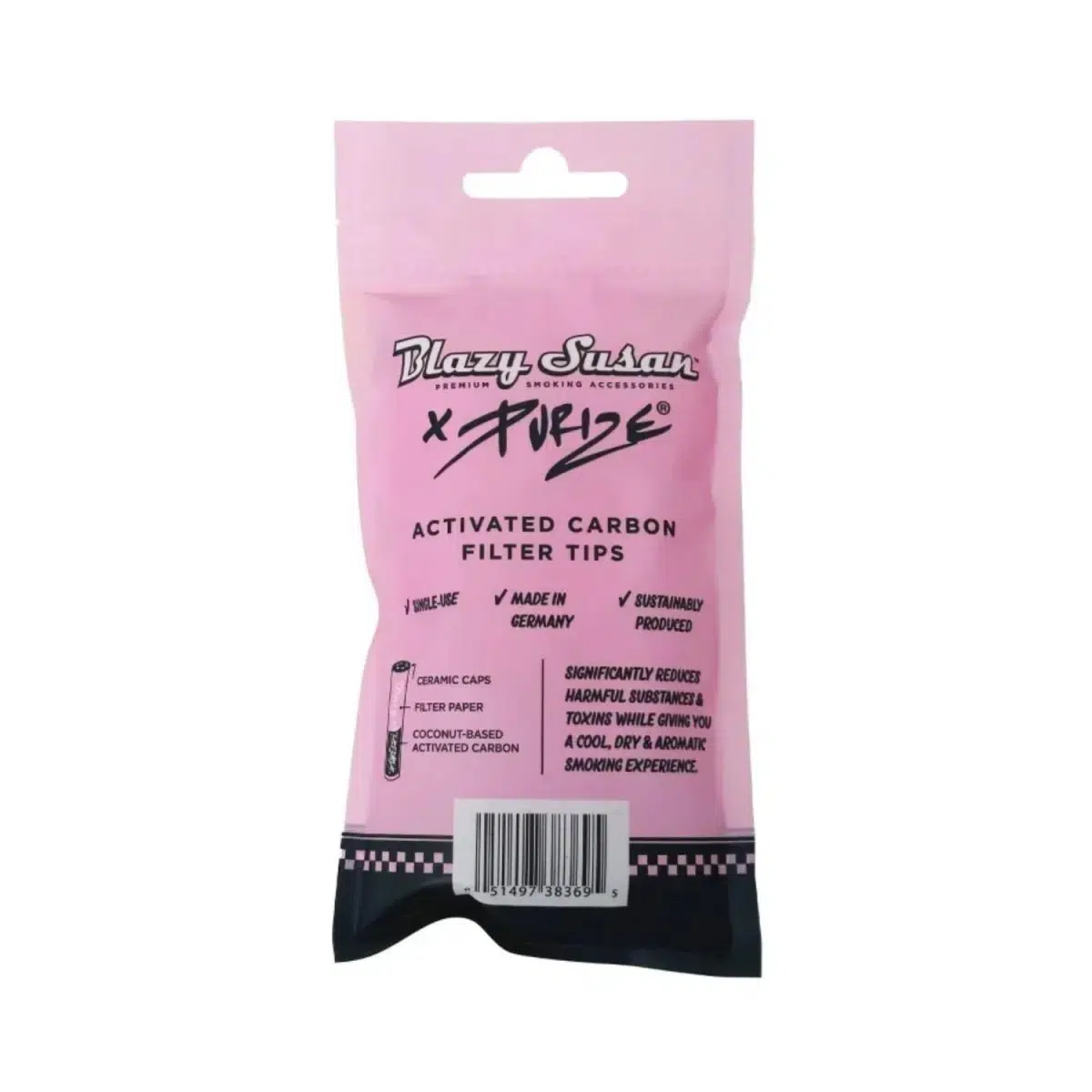 PURIZE x Blazy Susan XTRA Slim 6mm 20 Beutel mit je 50 Filter 5