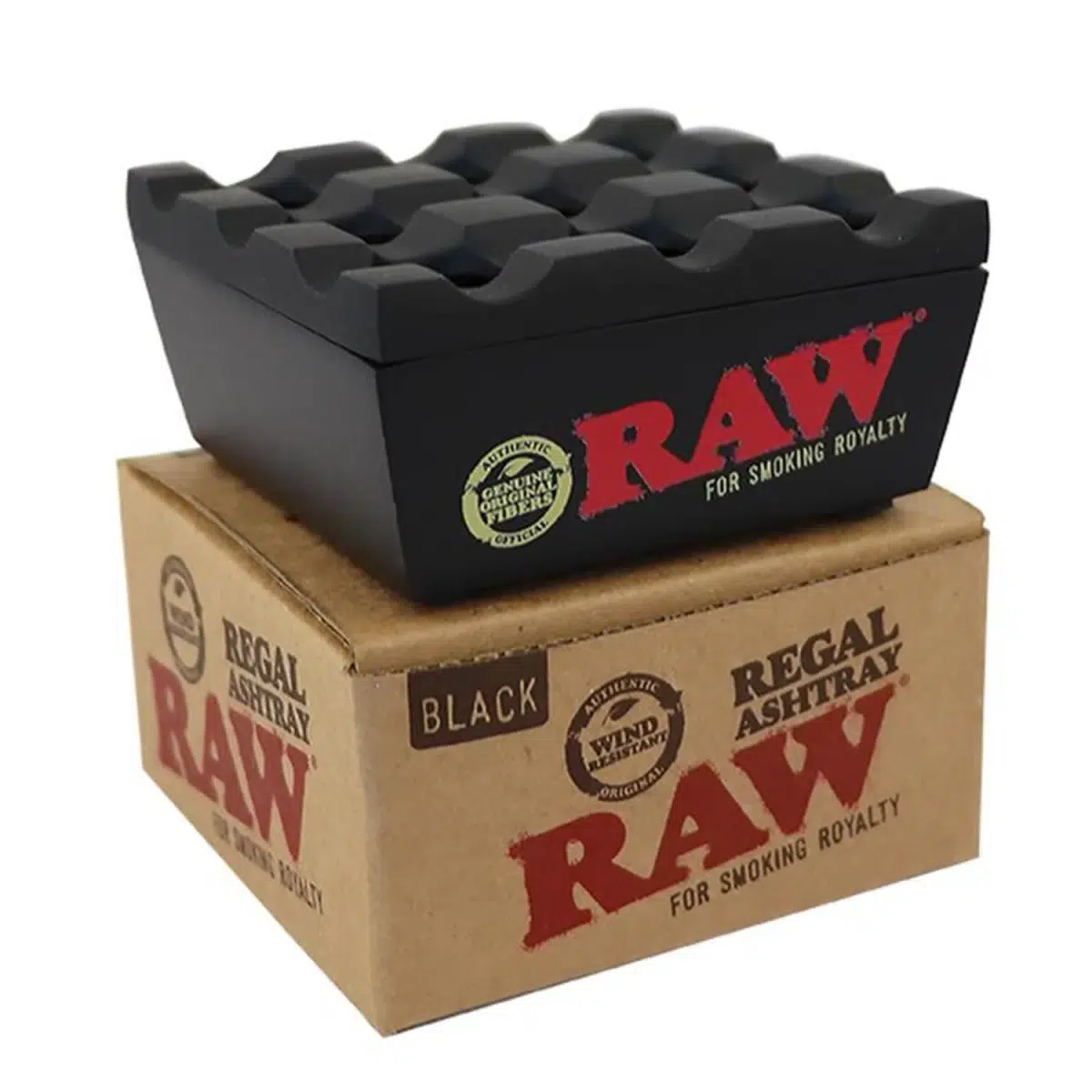 RAW Aschenbecher Metall Black Regal Ashtray 4