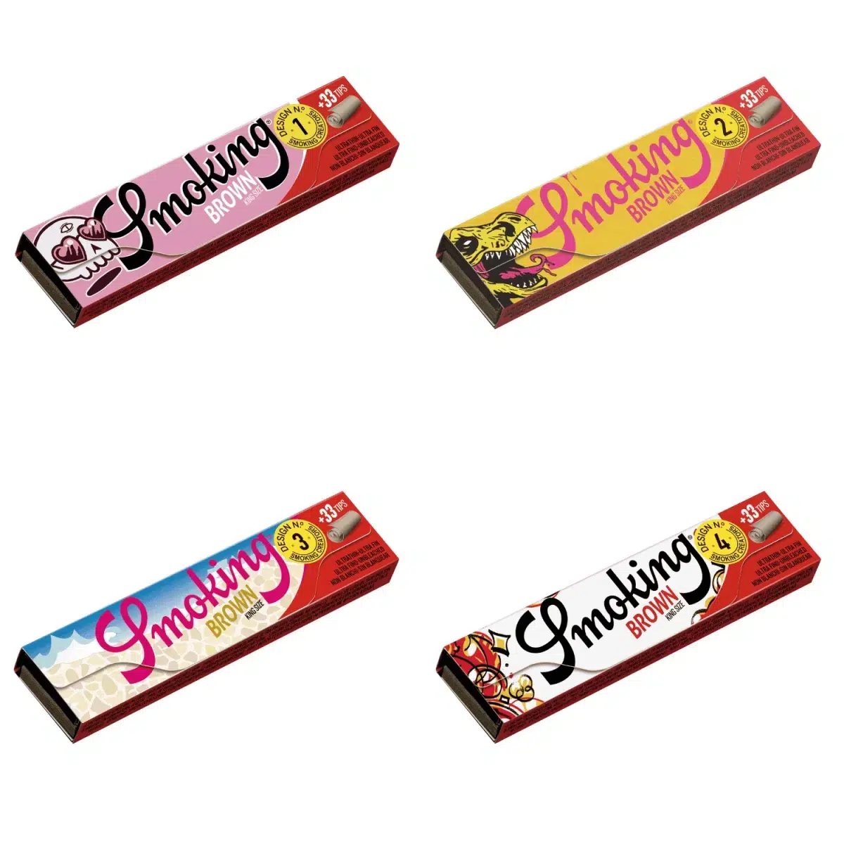 Smoking Brown Creator King Size Papers Tips Box 2