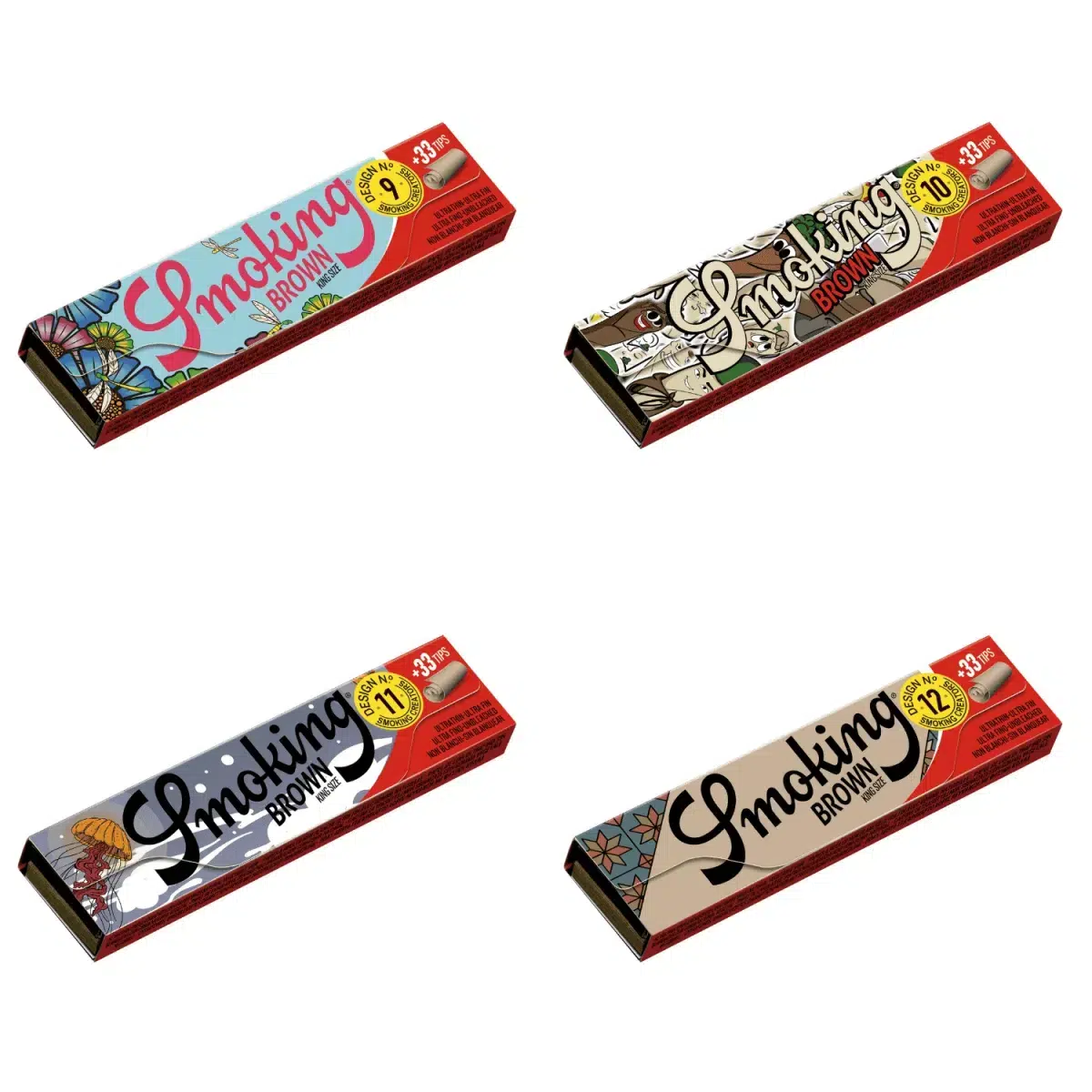 Smoking Brown Creator King Size Papers Tips Box 4