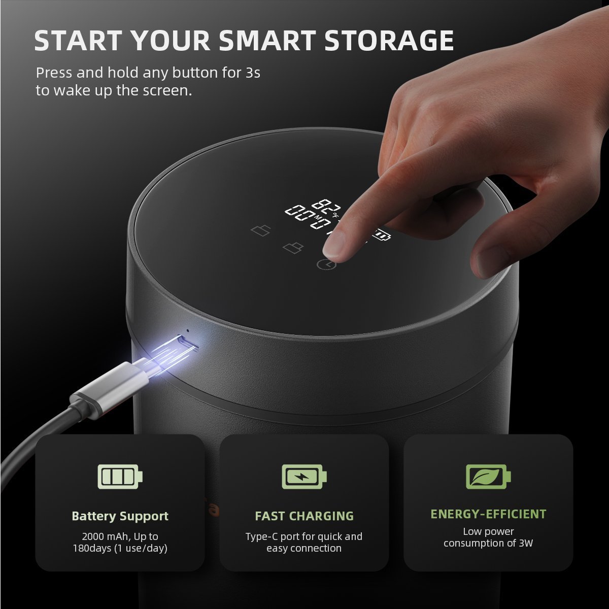 Spider Farmer 2L Auto Cure Smart Jar 4