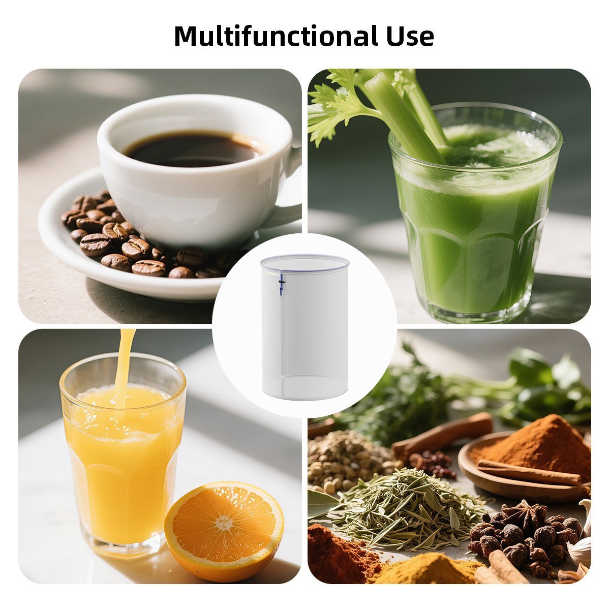 Spider Farmer 5er Pack wiederverwendbare Filterbeutel aus Netzgewebe mit je 5 Gallonen 25–220 Micron 7