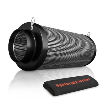 Spider Farmer 6 Zoll Aktivkohlefilter fĂĽr Inline-Kanalventilator