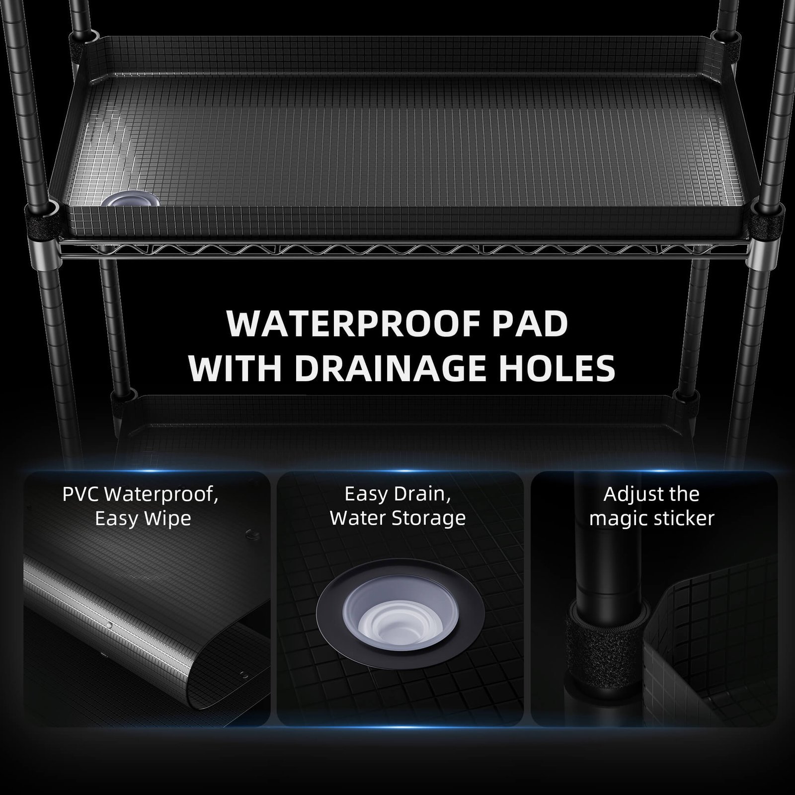 Spider Farmer 6 stufiger Pflanzenständer mit Wachstumslichtern 220 W 6