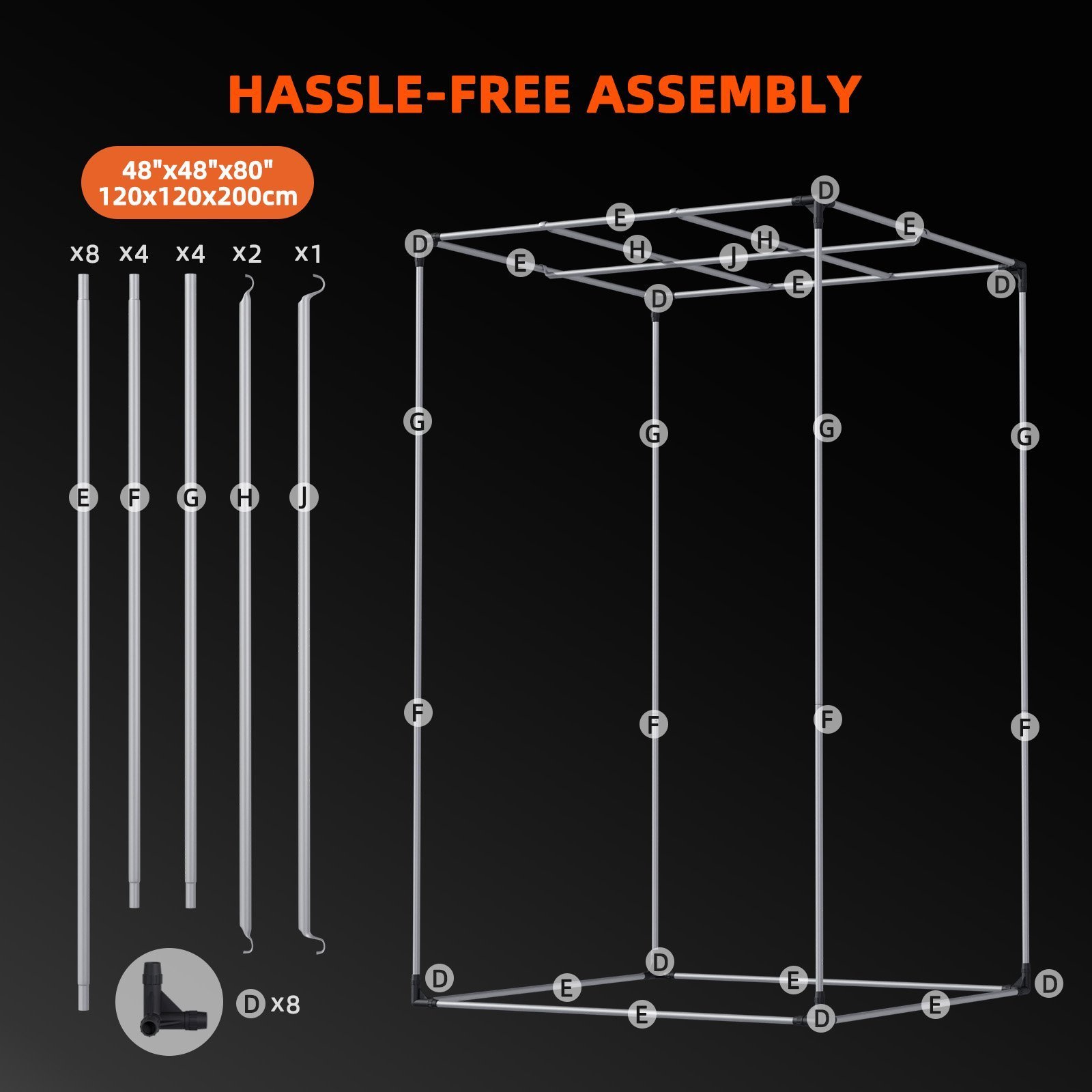 Spider Farmer Automatisiertes Growbox Komplettset – 120×120×200cm für 6 Pflanzen G5000 11