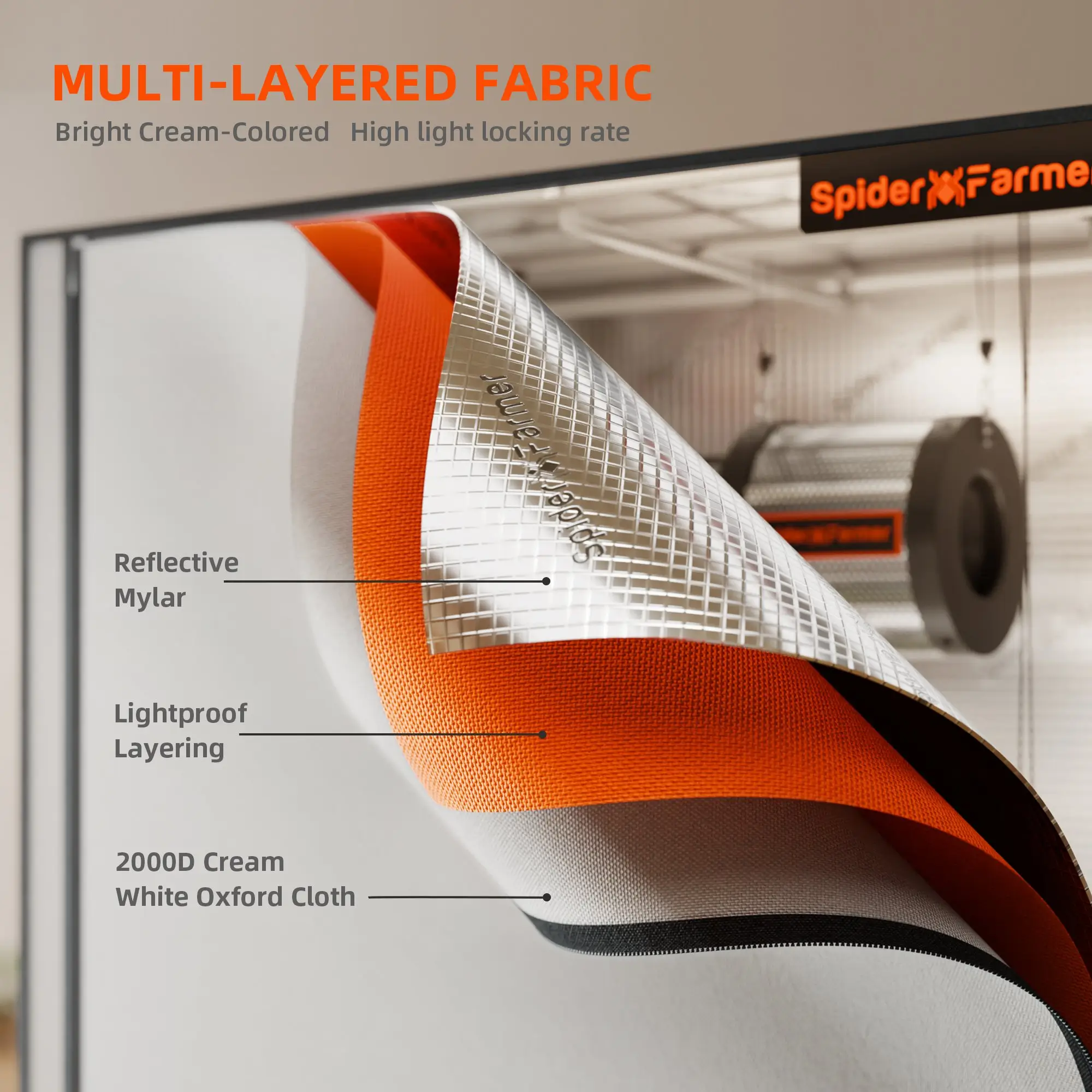 Spider Farmer Pro Grow Box 90x90x180 cm 2