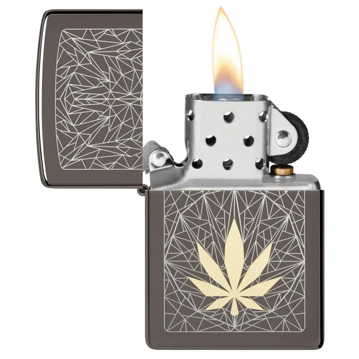 Zippo Benzinfeuerzeug Cannabis Design 3