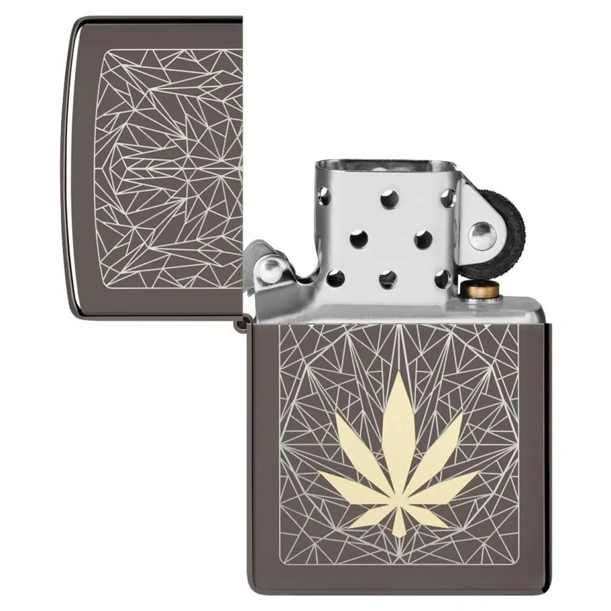 Zippo Benzinfeuerzeug Cannabis Design 4