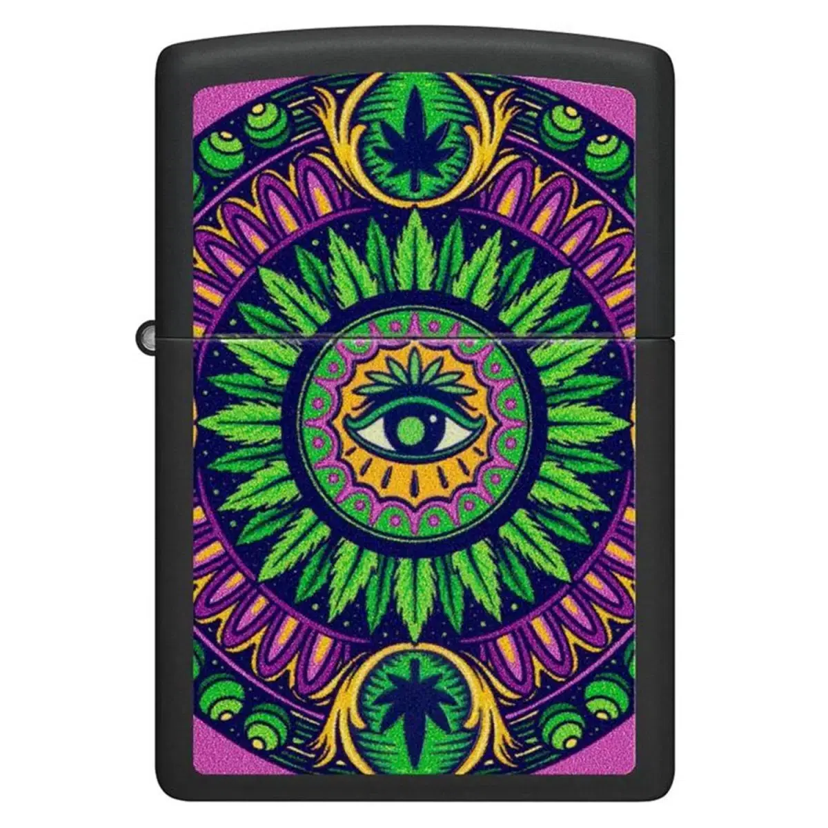 Zippo Benzinfeuerzeug Cannabis Pattern Design 2