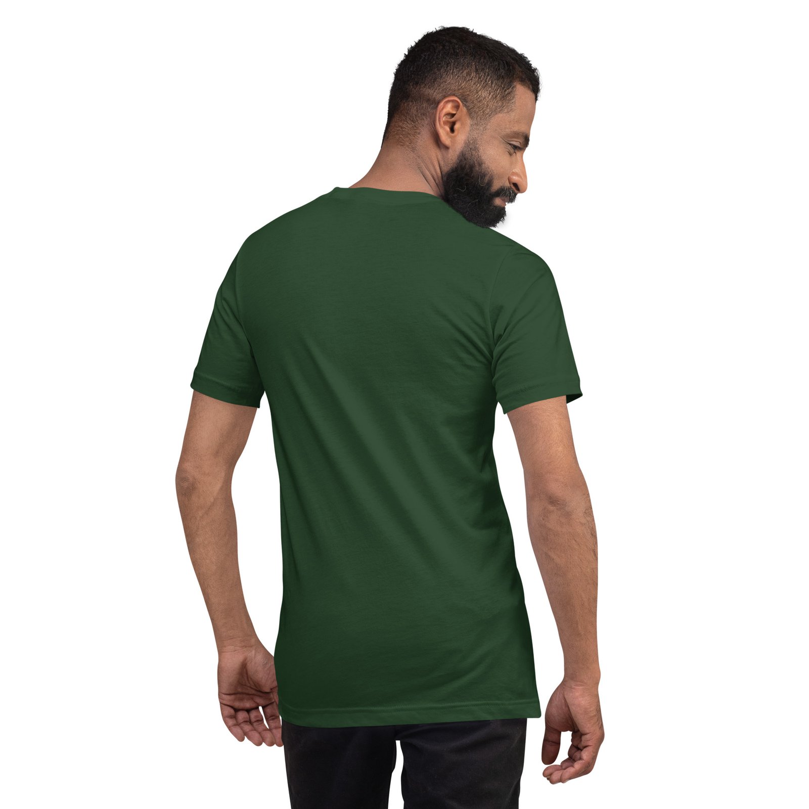 Hanfjack Unisex-T-Shirt Forest Green – Bild 6
