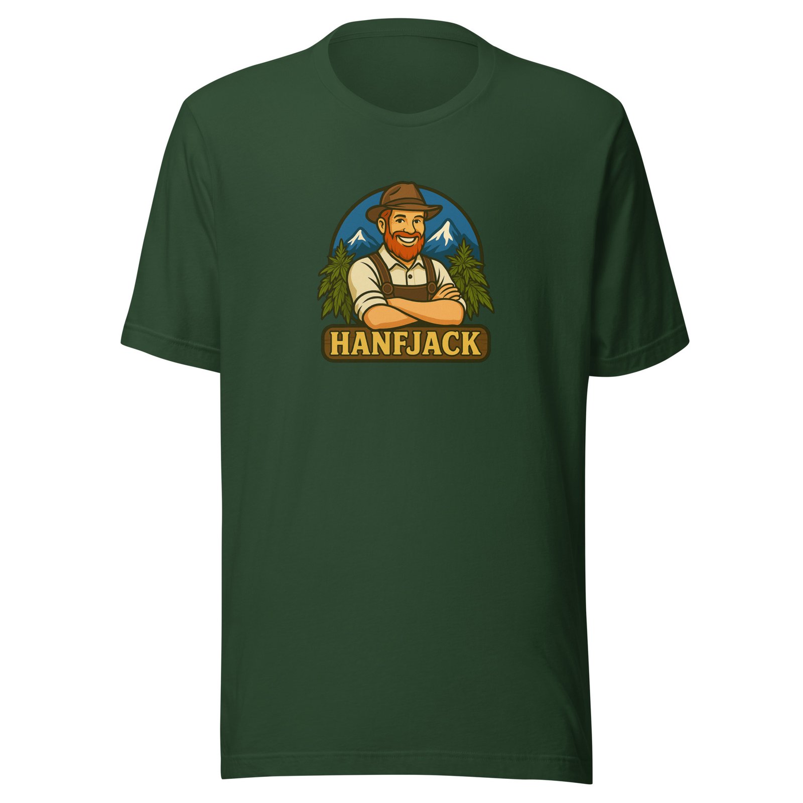 Hanfjack Unisex-T-Shirt Forest Green