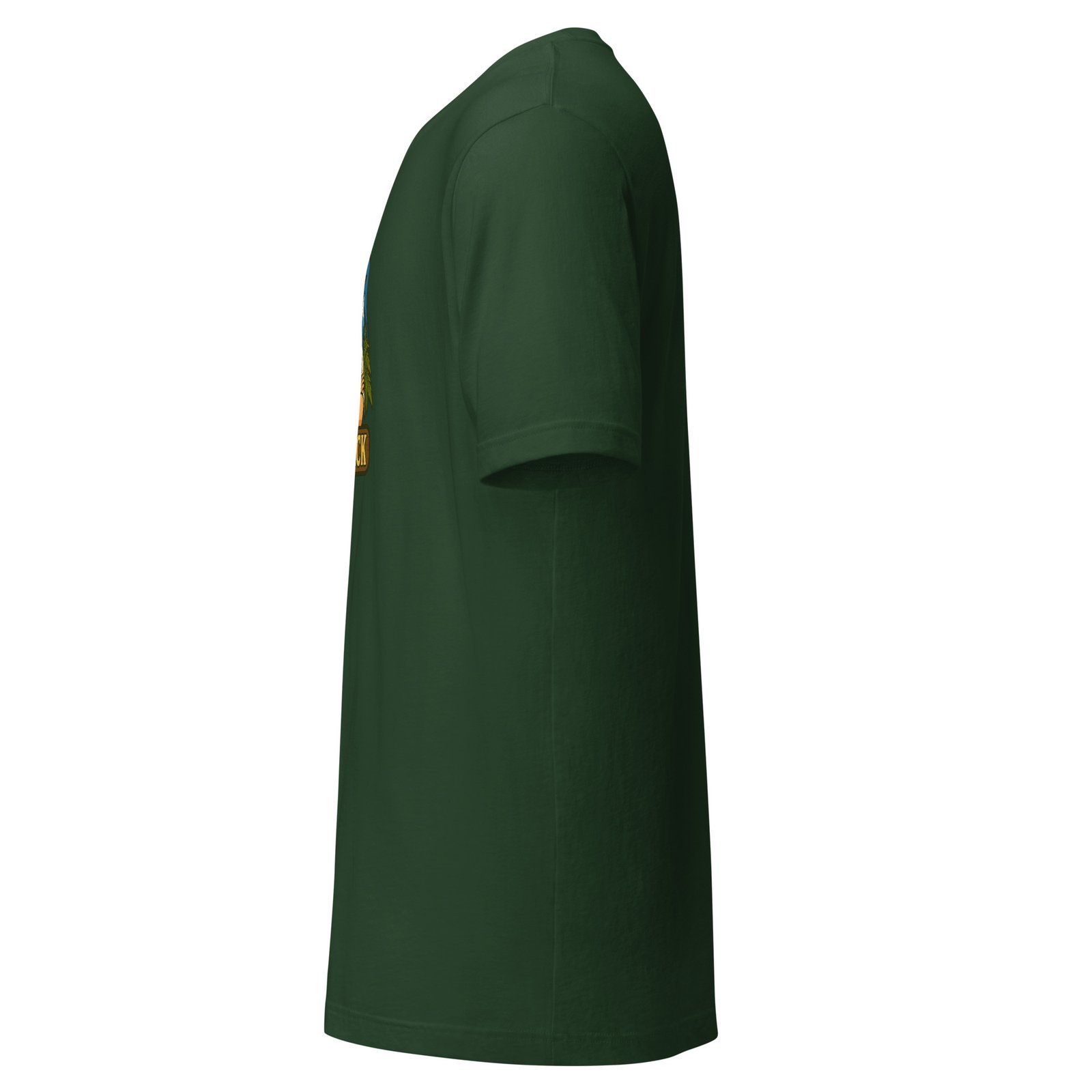 Hanfjack Unisex-T-Shirt Forest Green – Bild 3