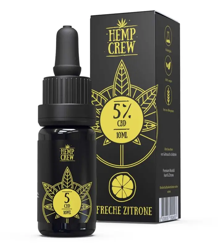 CBD Öl Freche Zitrone (5 ) HempCrew