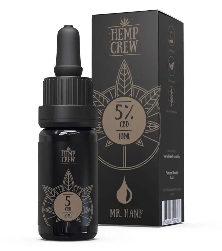 CBD Öl Hanf Natur (5 ) HempCrew
