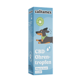 Calitamex CBD Ohrentropfen für Hunde 100 ml