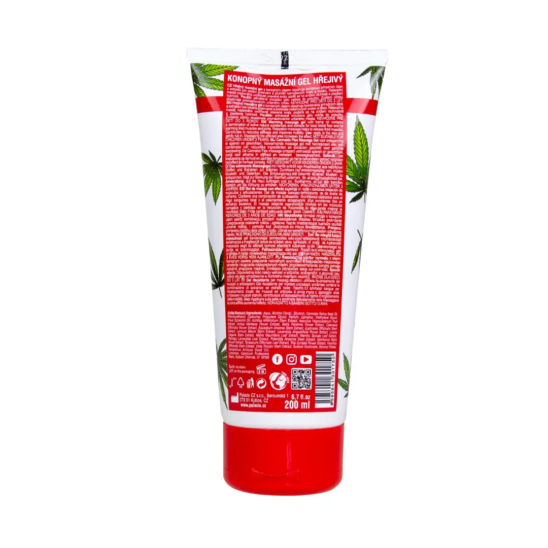Palacio Cannahot wärmendes Massagegel 200ml Tube 4