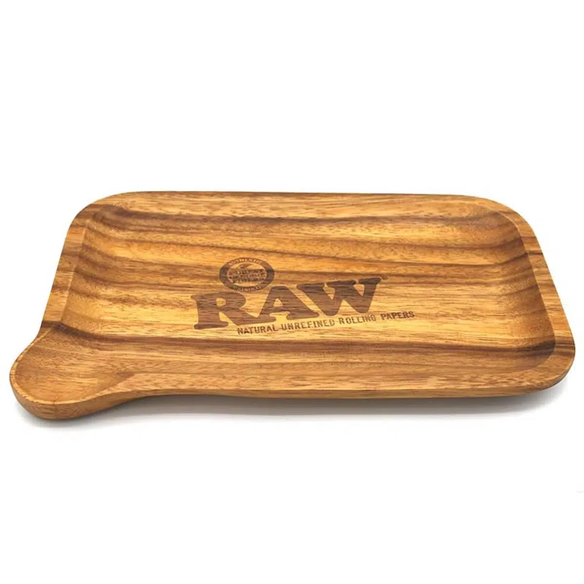 RAW Wooden Rolling Tray Spout 28