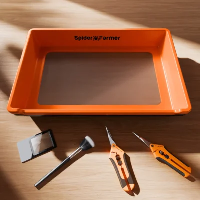 Spider Farmer Trim Tray 2 in 1 150 Micron für Pollen und Kräuter