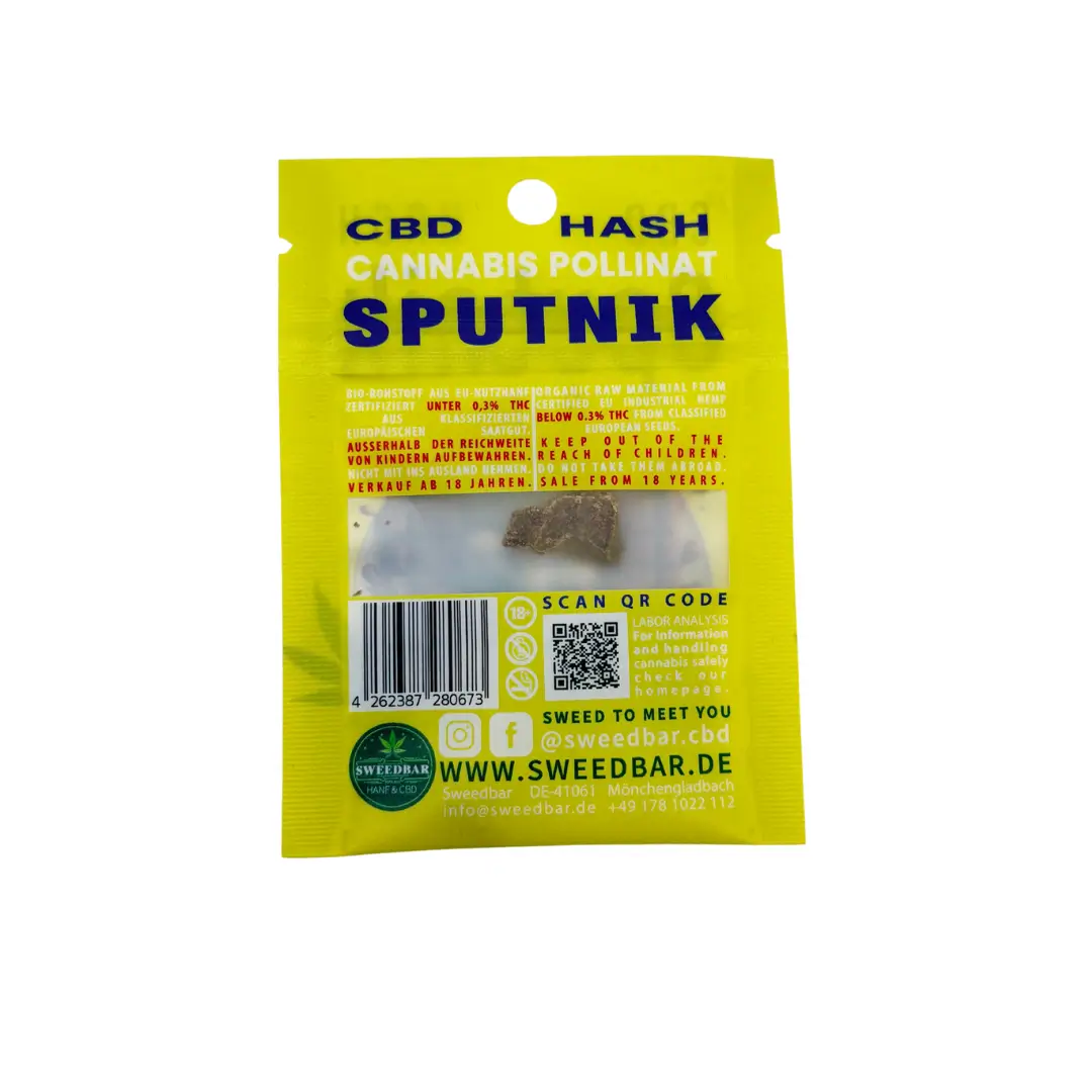 Sweedbar Sputnik Hash CBD 50% 1g – Bild 2