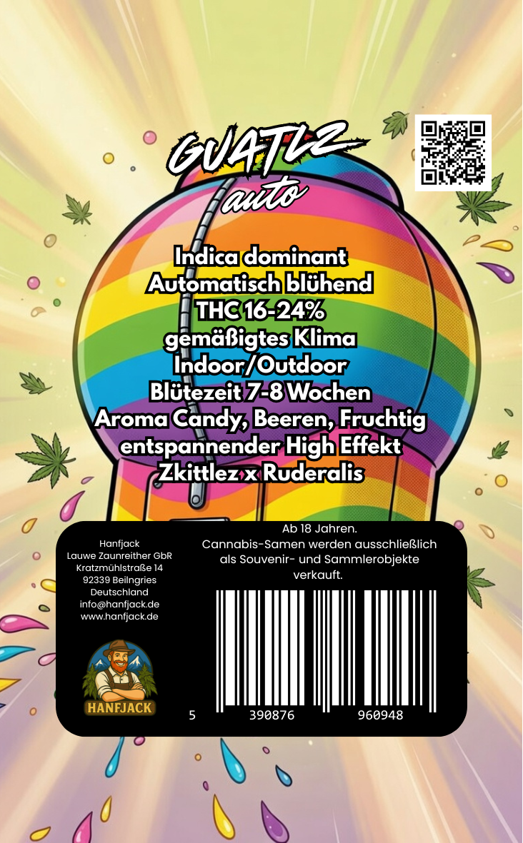 Hanfjack Seeds Guatlz Auto - 3 Seeds – Bild 2