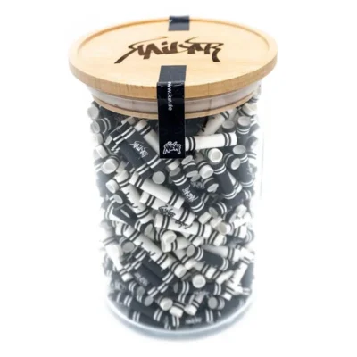 Kailar Aktivkohlefilter Cellulose Slim 6mm Mixed im Glas – 500 Stück