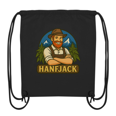 Hanfjack Logo – Organic Gym-Bag