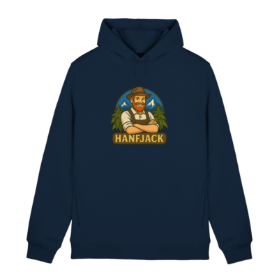 Hanfjack Logo – Organic Hoodie B&C