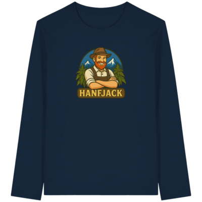 Hanfjack Logo – Organic Longsleeve T-Shirt