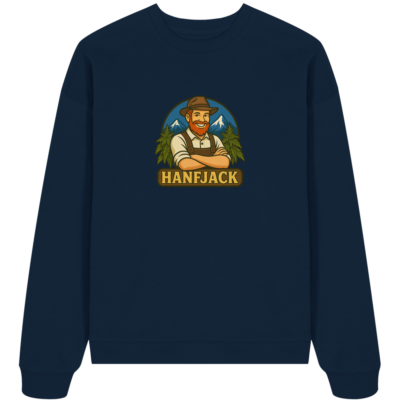 Hanfjack Logo – Organic Oversize Sweatshirt