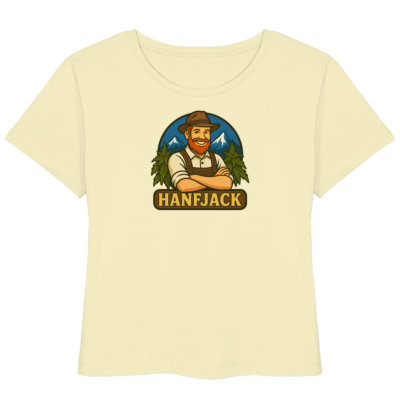 Hanfjack Logo – Womens Organic Lightweight T-Shirt
