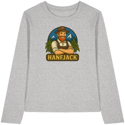 Hanfjack Logo – Womens Organic Longsleeve T-Shirt