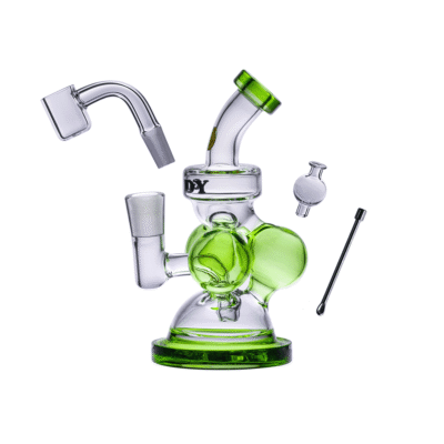 Goody Glass Atom Mini Dab-Rig Set (4-teilig) – Slime