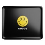 Goody Glass Big Face Rolling Tray – Schwarz, Large